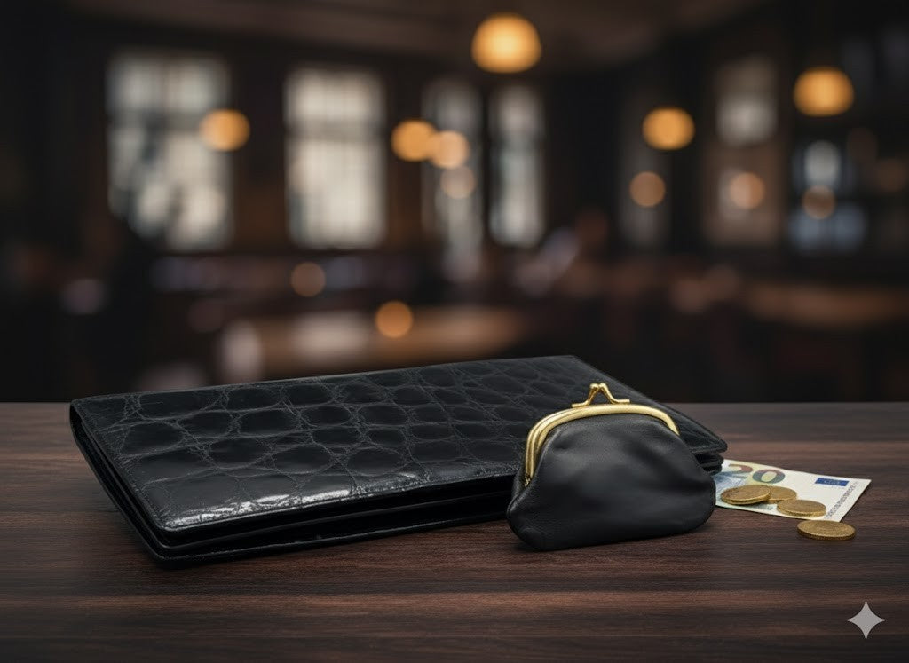 Damen Handtasche Handgetragen Schwarz, 32x14 cm